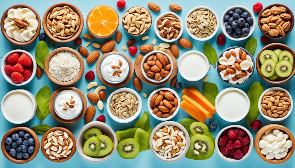 High Protein Snack Ideas, Elevate your snacking game with high protein options that fuel your day and keep hunger at bay. Choose from snacks like edamame, turkey jerky, cottage cheese with fruit, protein smoothies, and roasted chickpeas